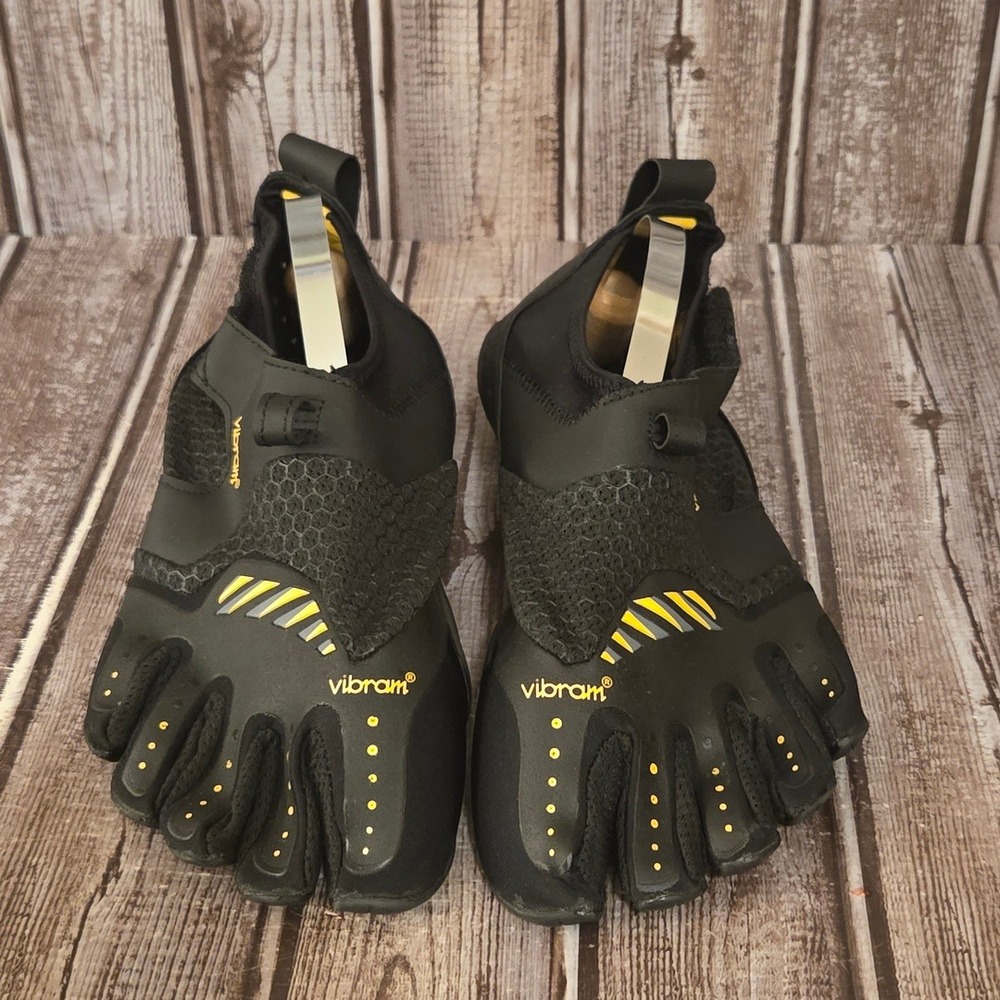 Sz 37/ 7-7.5 Womens Vibram FiveFingers Signa Black Barefoot Shoes Excellent